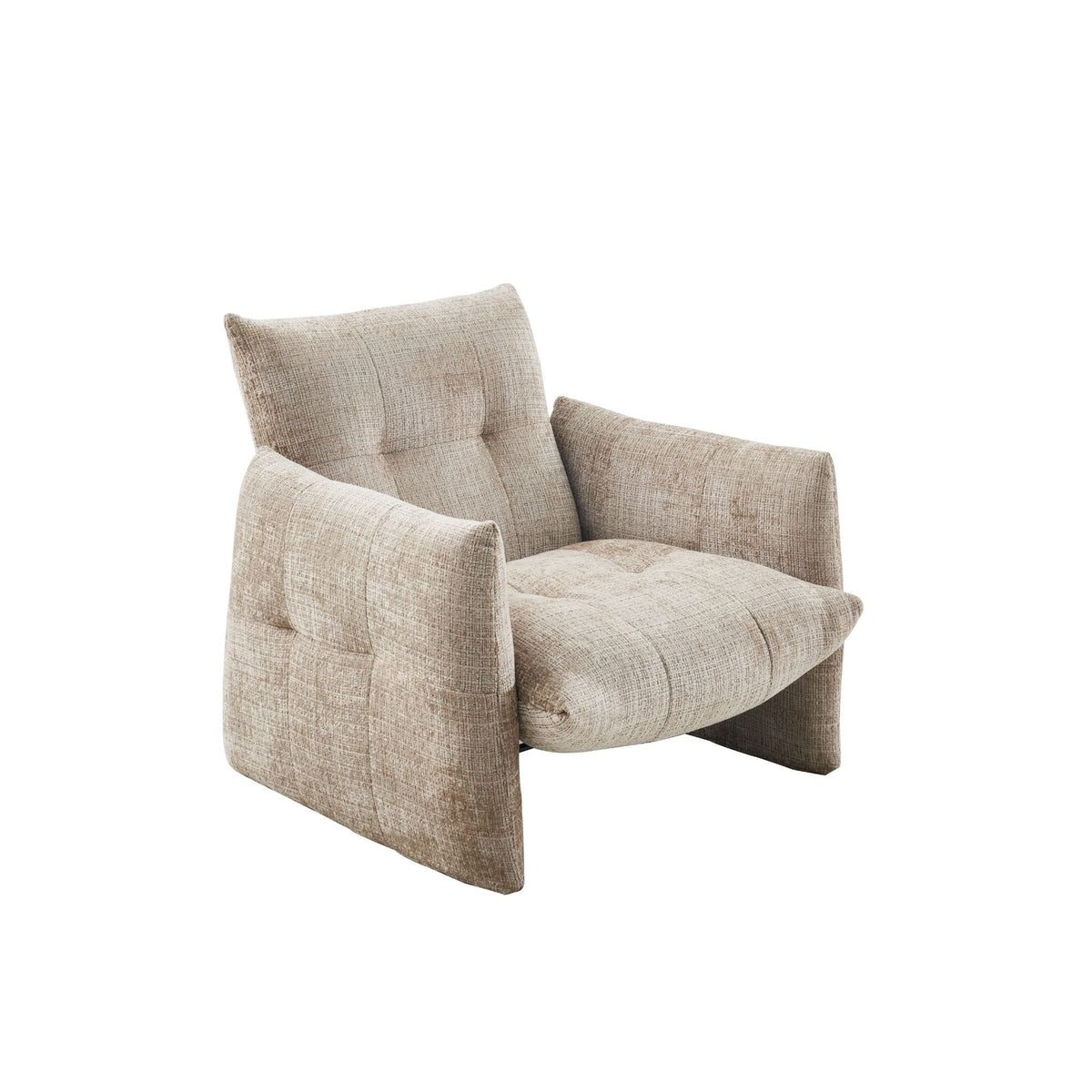 Fauteuil Milly - Beige - Canto stof