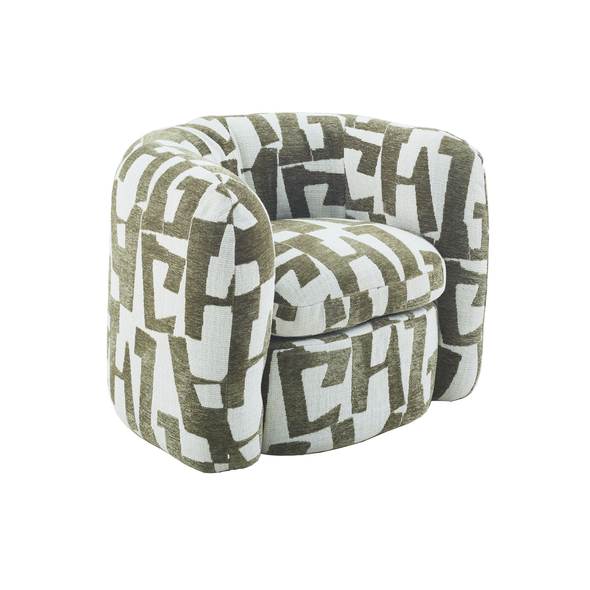 Fauteuil Isadee - Groen - Mosa Stof