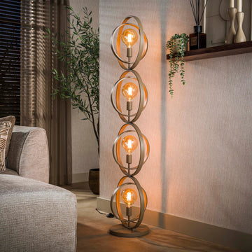 Vloerlamp Sterre - Beige - Metaal - 163 cm