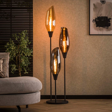 Vloerlamp Vivid - Mix - Glas - 178 cm