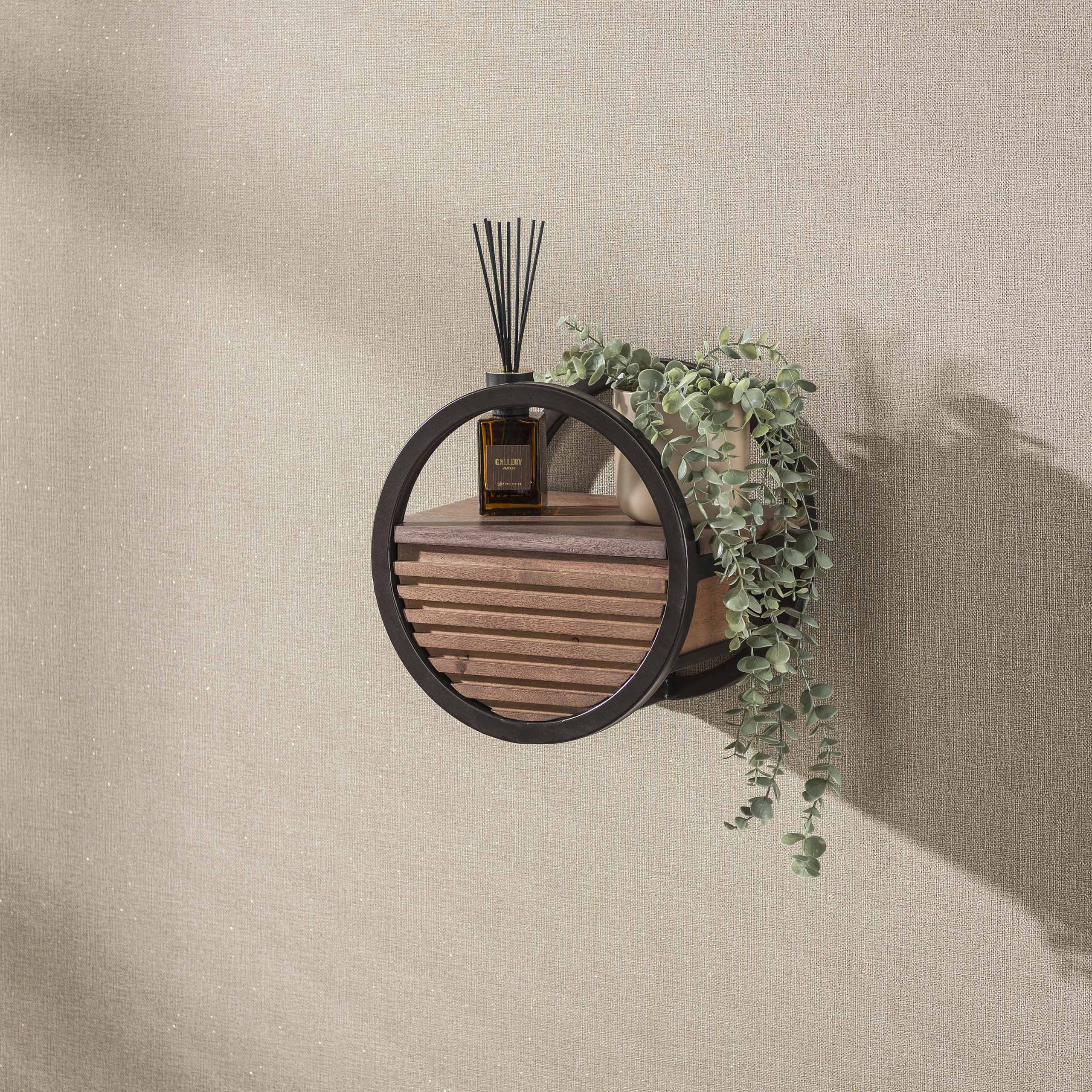 Wandschap Circo Bruin Acaciahout 30 cm Meubelista
