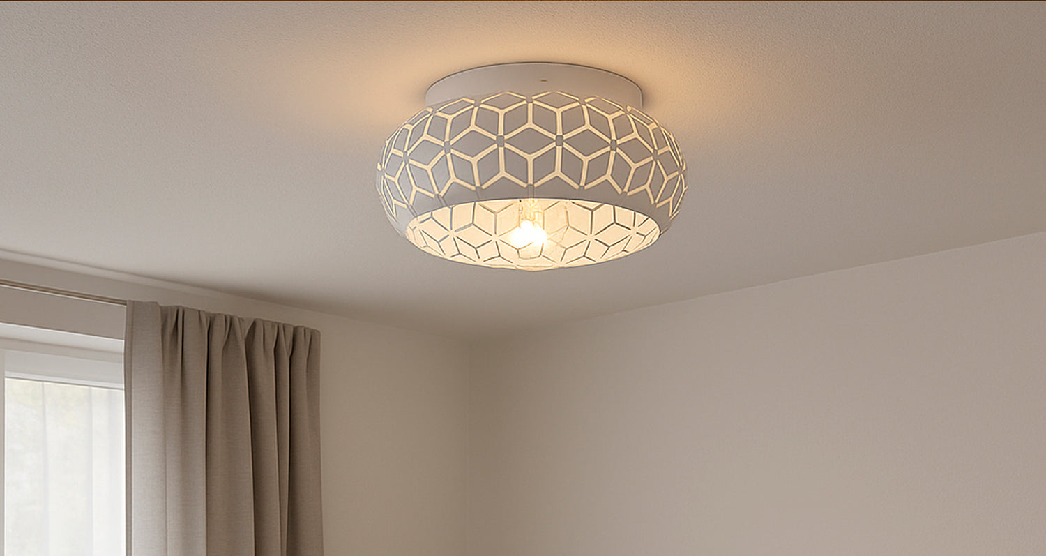 Plafondventilator met lamp en afstandsbediening