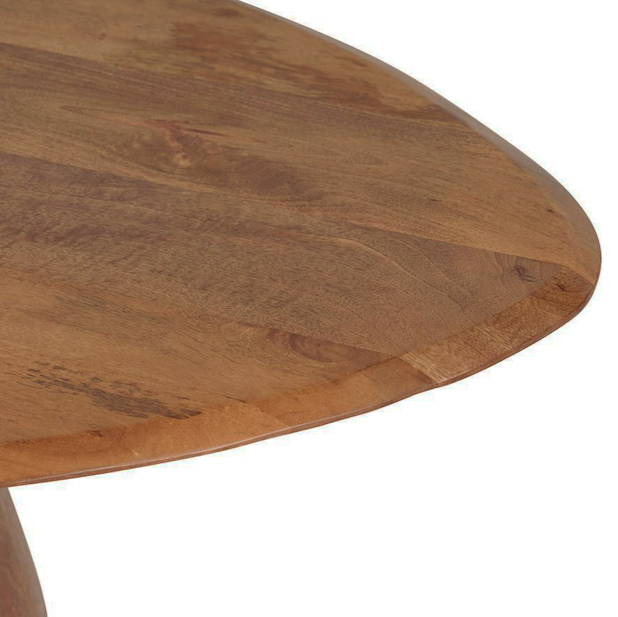 Salontafel Arvena - Organisch - Naturel - Mangohout - 120 cm