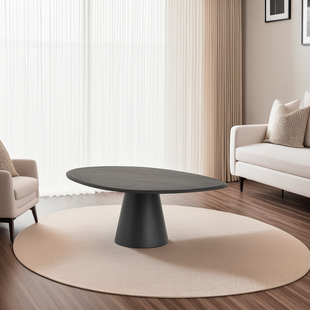 salontafel arvena organisch zwart mangohout 120 cm meubelista lifestyle
