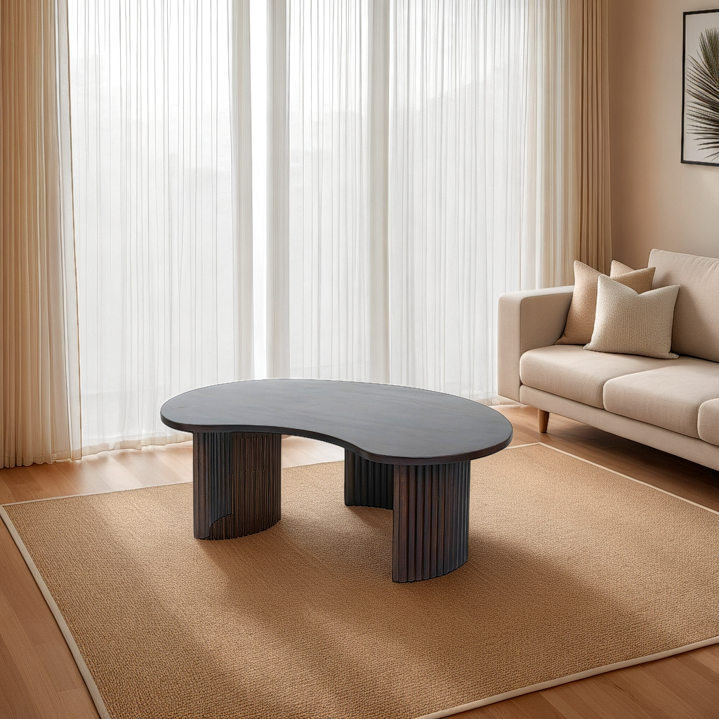 salontafel bony organisch walnoot bruin mangohout 125 cm meubelista lifestyle